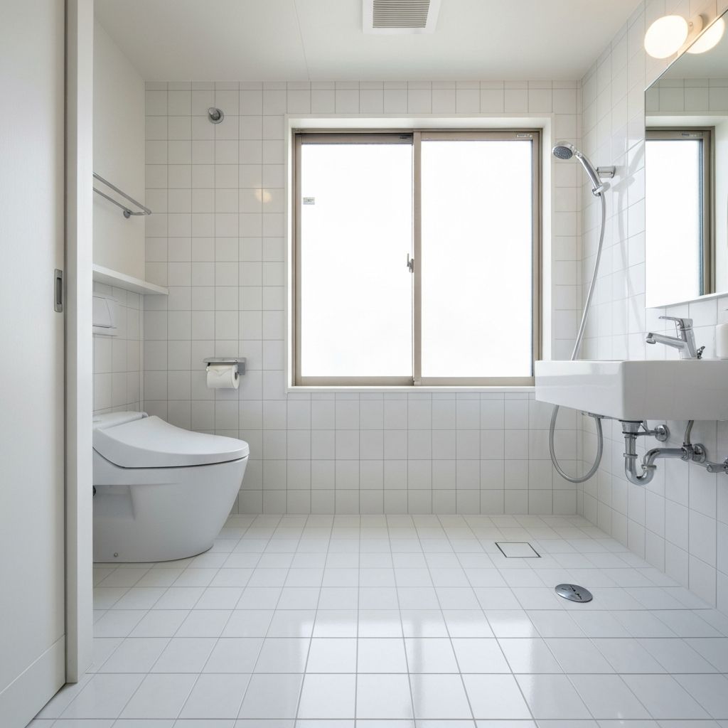 清潔なバスルーム