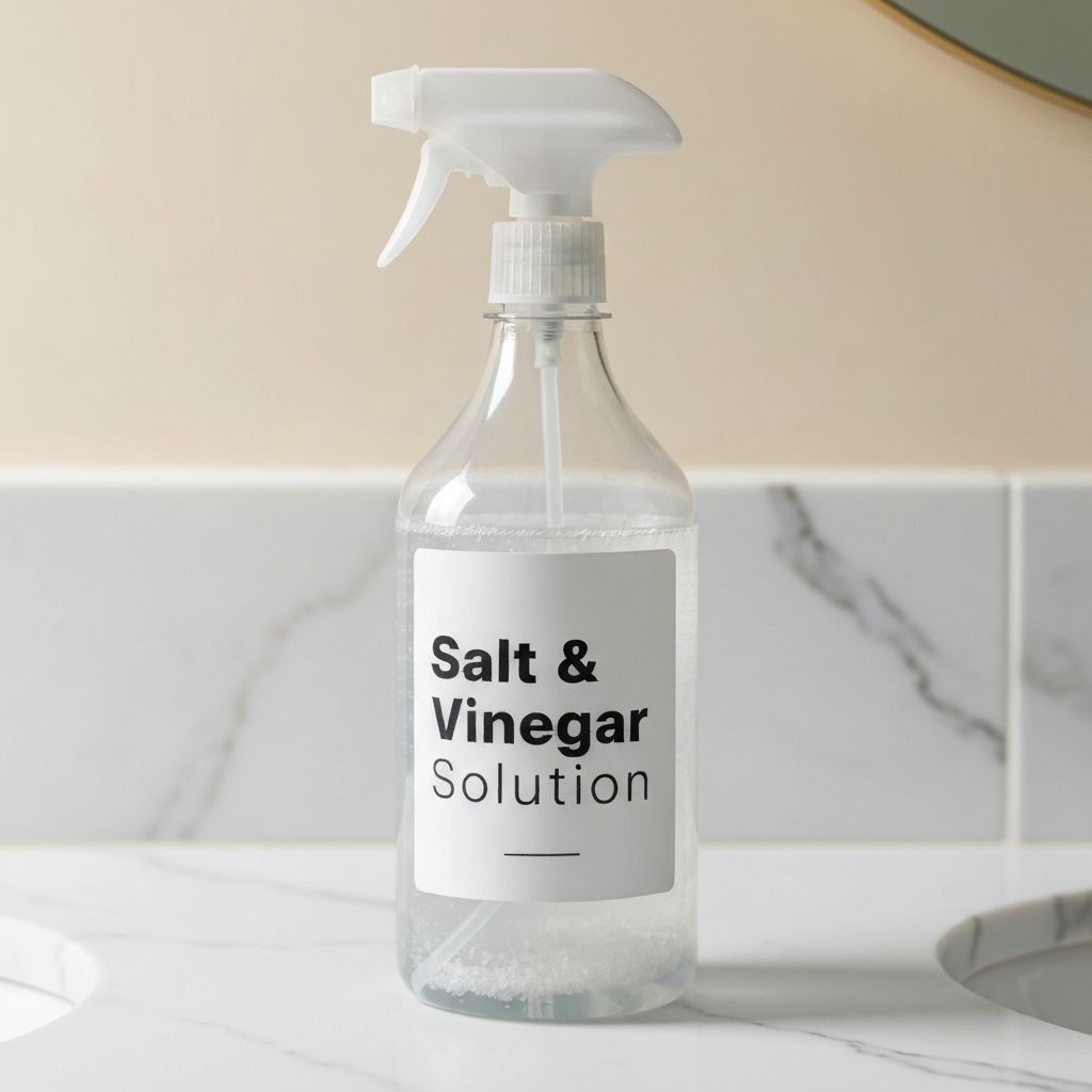 塩と酢のスプレー